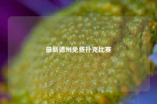 最新德州免费扑克比赛